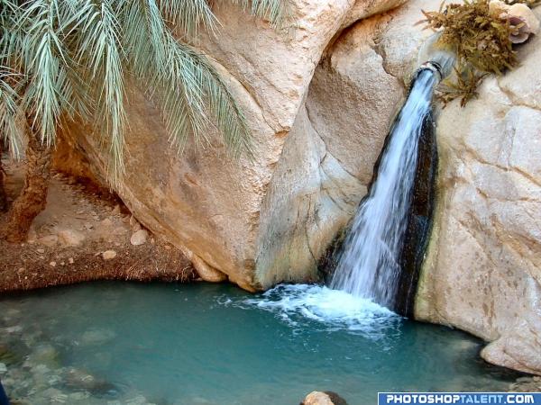 Bottle waterfall